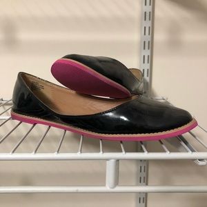 Nine West Black Patent leather flats